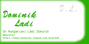 dominik ladi business card