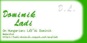 dominik ladi business card